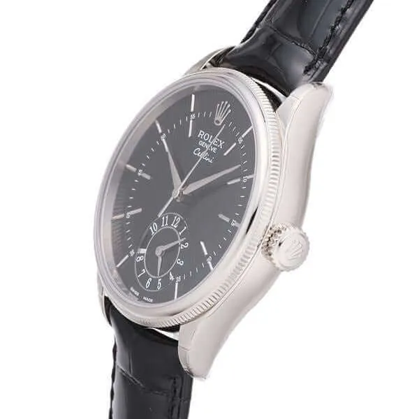 Rolex Cellini Dual Time 50529 Schwarz