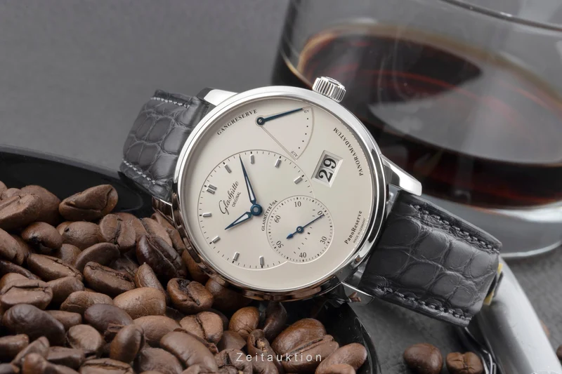 Glashütte PanoReserve steel manual winding men's watch 1-65-01-22-12-04 LP: 11800EUR [2506383]