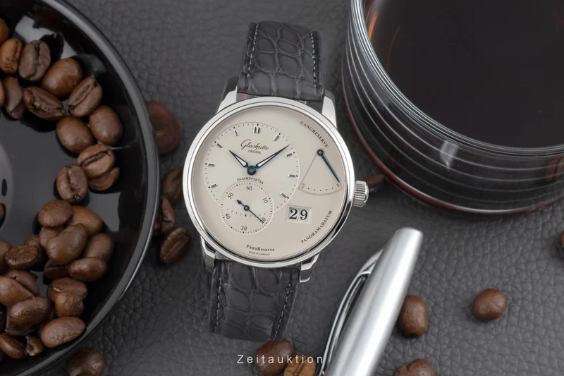 Glashütte PanoReserve steel manual winding men's watch 1-65-01-22-12-04 LP: 11800EUR [2506383]