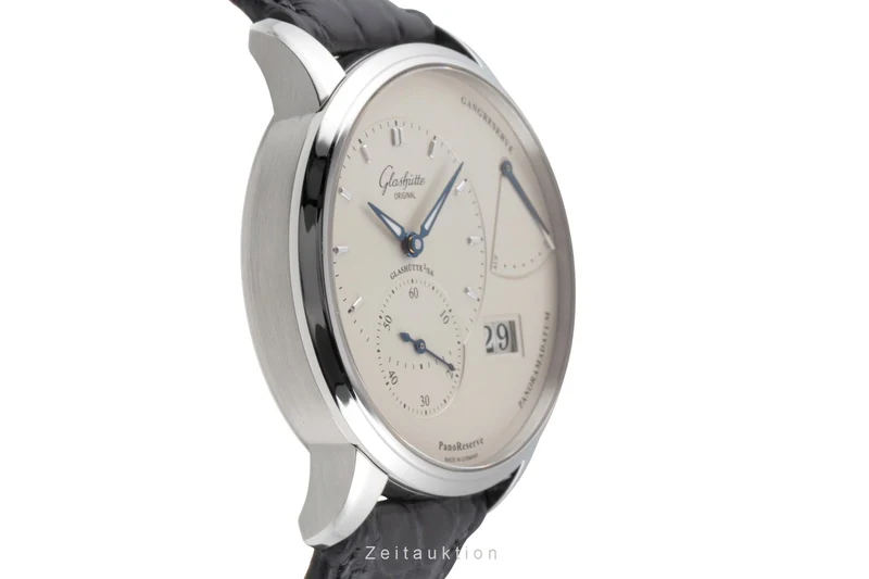 Glashütte PanoReserve steel manual winding men's watch 1-65-01-22-12-04 LP: 11800EUR [2506383]
