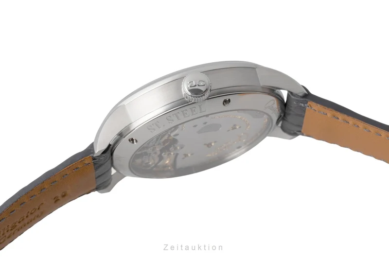 Glashütte PanoReserve steel manual winding men's watch 1-65-01-22-12-04 LP: 11800EUR [2506383]