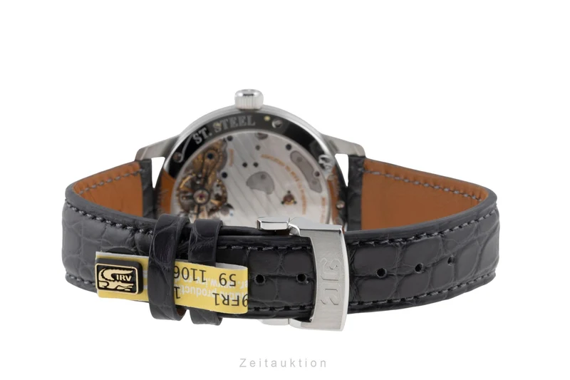 Glashütte PanoReserve steel manual winding men's watch 1-65-01-22-12-04 LP: 11800EUR [2506383]