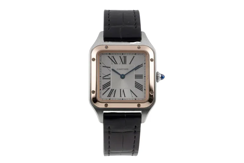 Cartier Santos Dumont steel / gold quartz women's watch W2SA0012 LP: 6700EUR [2507133]