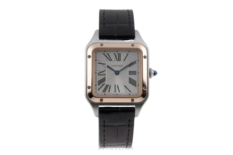 Cartier Santos Dumont steel / gold quartz women's watch W2SA0012 LP: 6700EUR [2507133]