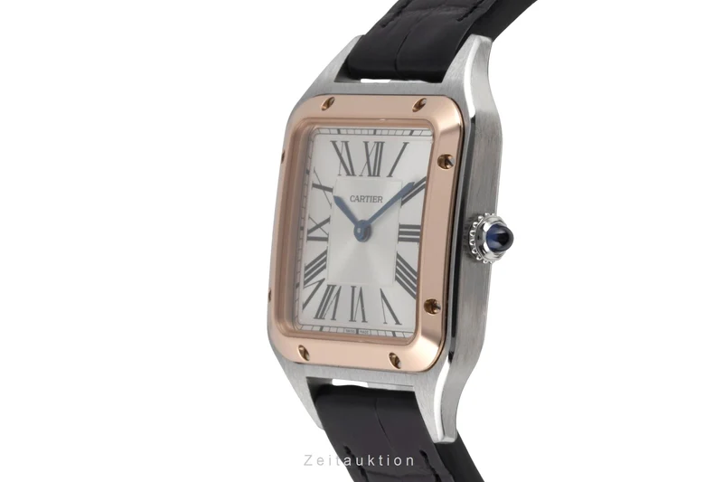 Cartier Santos Dumont steel / gold quartz women's watch W2SA0012 LP: 6700EUR [2507133]