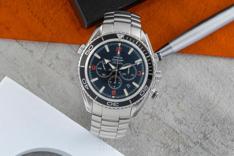 Omega Seamaster chronograph steel automatic men's watch 2210.51.00 LP: 9300EUR [2506688]