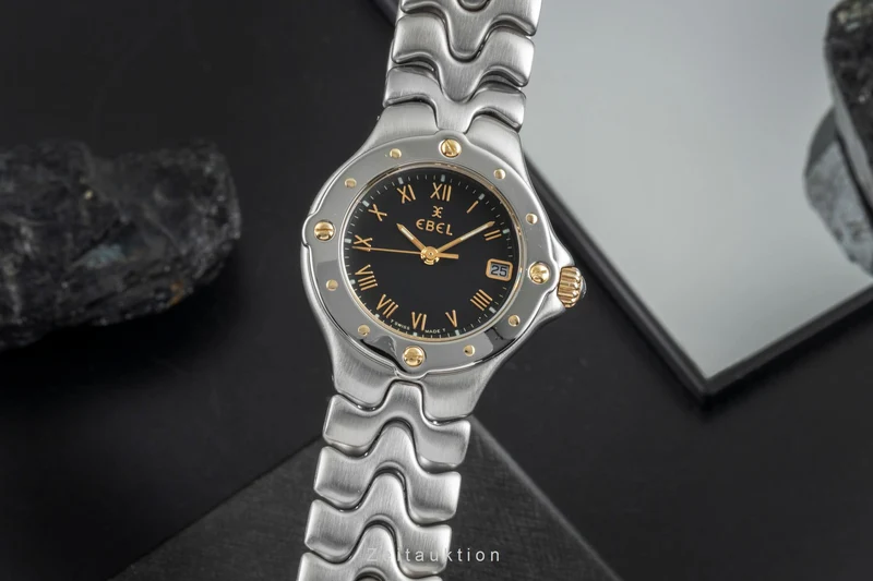 Ebel Sportwave steel / gold quartz women's watch E6087621 [2506294]