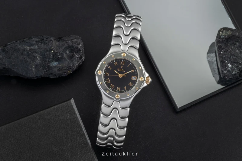 Ebel Sportwave steel / gold quartz women's watch E6087621 [2506294]