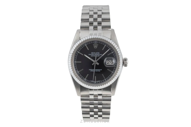 Rolex Datejust steel / white gold automatic men's watch 16014 Vintage [2506214]