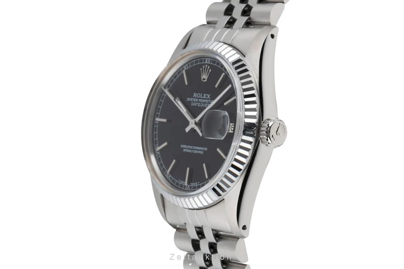 Rolex Datejust steel / white gold automatic men's watch 16014 Vintage [2506214]