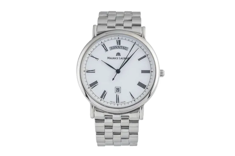 Maurice Lacroix Les Classiques steel quartz men's watch 96856 [2506101]