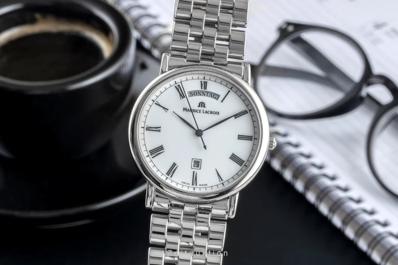 Maurice Lacroix Les Classiques steel quartz men's watch 96856 [2506101]