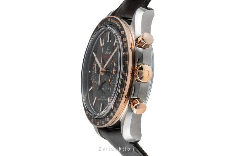 Omega Speedmaster chronograph steel / gold automatic men's watch 304.23.44.52.13.001 LP: 17000EUR [2507131]