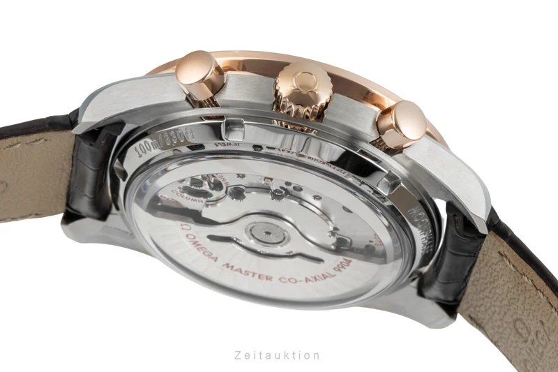 Omega Speedmaster chronograph steel / gold automatic men's watch 304.23.44.52.13.001 LP: 17000EUR [2507131]