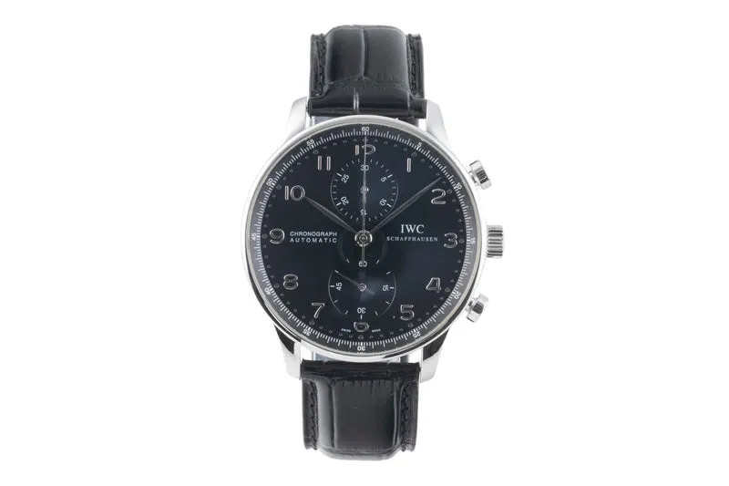 IWC Portugieser chronograph steel automatic men's watch IW371438 [2507128]