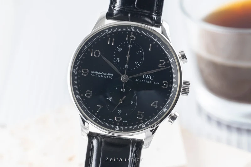 IWC Portugieser chronograph steel automatic men's watch IW371438 [2507128]