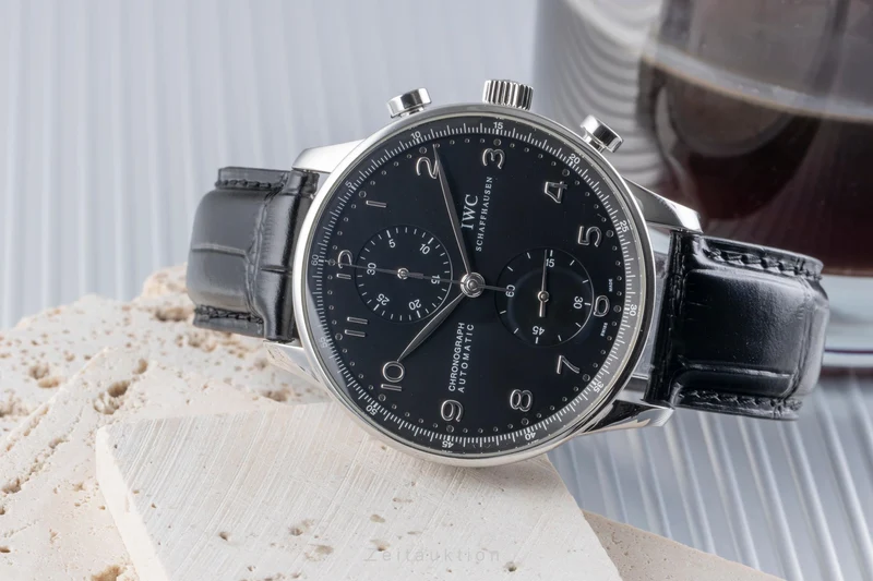 IWC Portugieser chronograph steel automatic men's watch IW371438 [2507128]