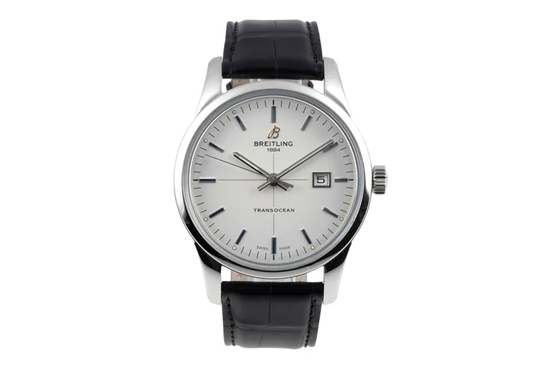 Breitling Transocean steel automatic men's watch A1036012/G721 [2506822]
