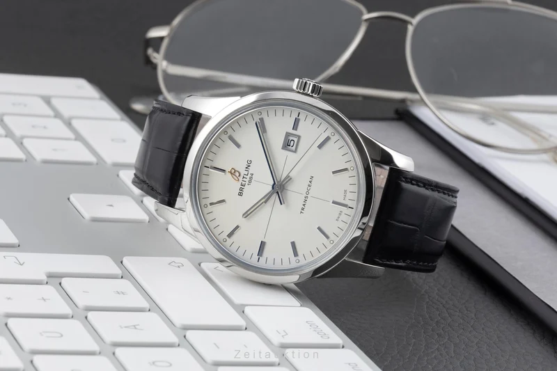 Breitling Transocean steel automatic men's watch A1036012/G721 [2506822]