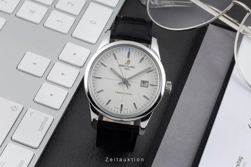 Breitling Transocean steel automatic men's watch A1036012/G721 [2506822]