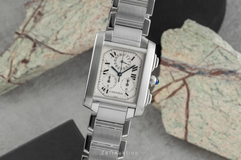 Cartier Tank Francaise chronograph steel quartz unisex W51001Q3 [2506202]