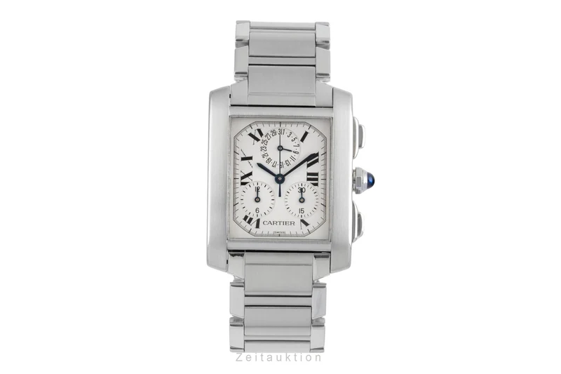 Cartier Tank Francaise chronograph steel quartz unisex W51001Q3 [2506202]