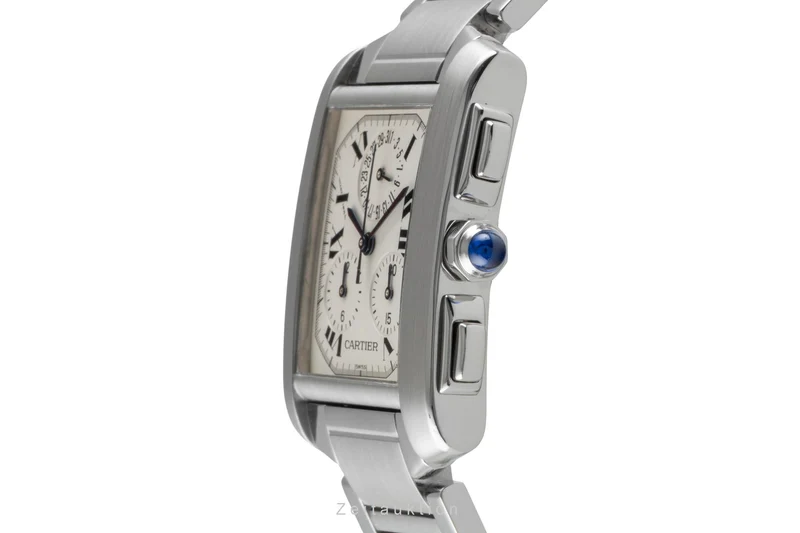 Cartier Tank Francaise chronograph steel quartz unisex W51001Q3 [2506202]