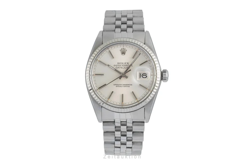 Rolex Datejust steel / white gold automatic men's watch 16014 [2507100]