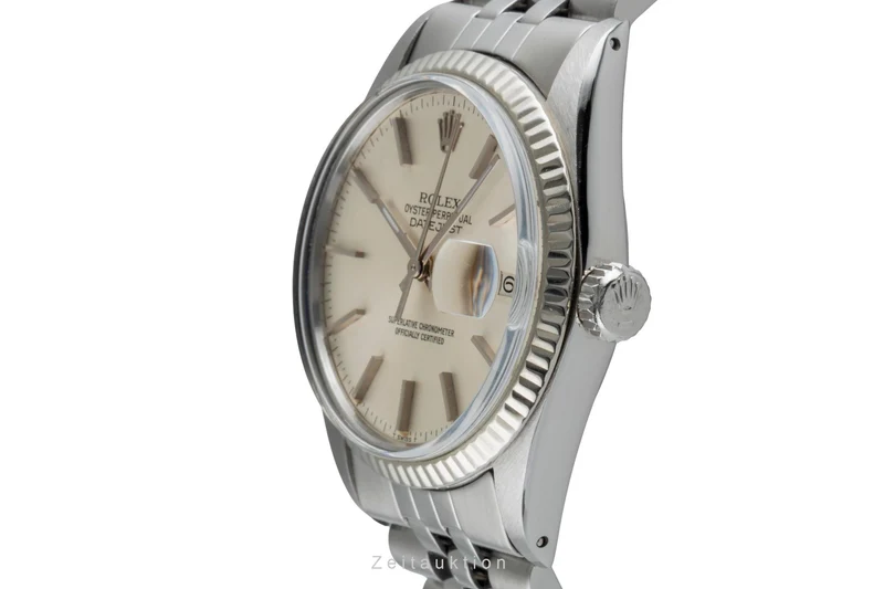 Rolex Datejust steel / white gold automatic men's watch 16014 [2507100]