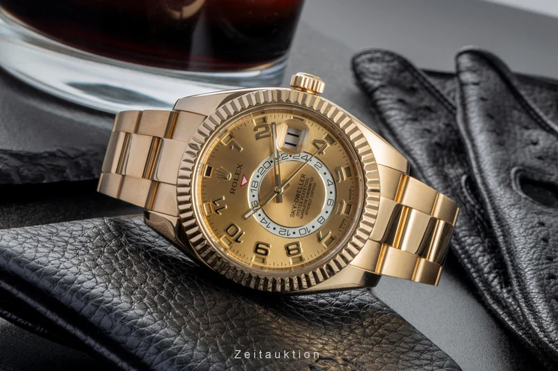 Rolex Sky-Dweller 18 ct gold automatic men's watch 326938 LP: 54700EUR [2507064]
