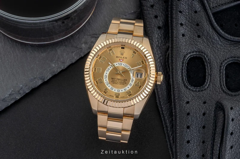 Rolex Sky-Dweller 18 ct gold automatic men's watch 326938 LP: 54700EUR [2507064]