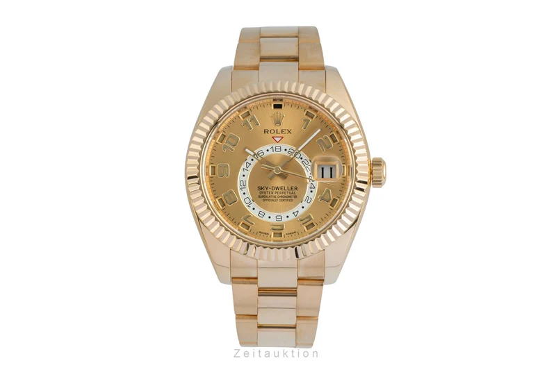 Rolex Sky-Dweller 18 ct gold automatic men's watch 326938 LP: 54700EUR [2507064]