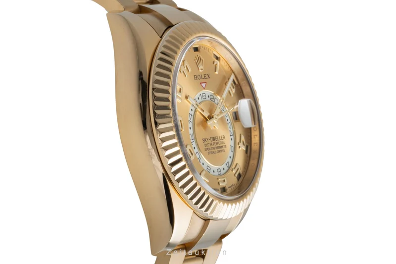 Rolex Sky-Dweller 18 ct gold automatic men's watch 326938 LP: 54700EUR [2507064]