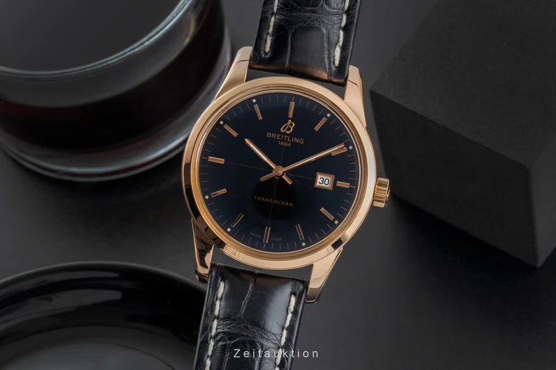 Breitling Transocean 18 ct red gold automatic men's watch R10360 [2506819]