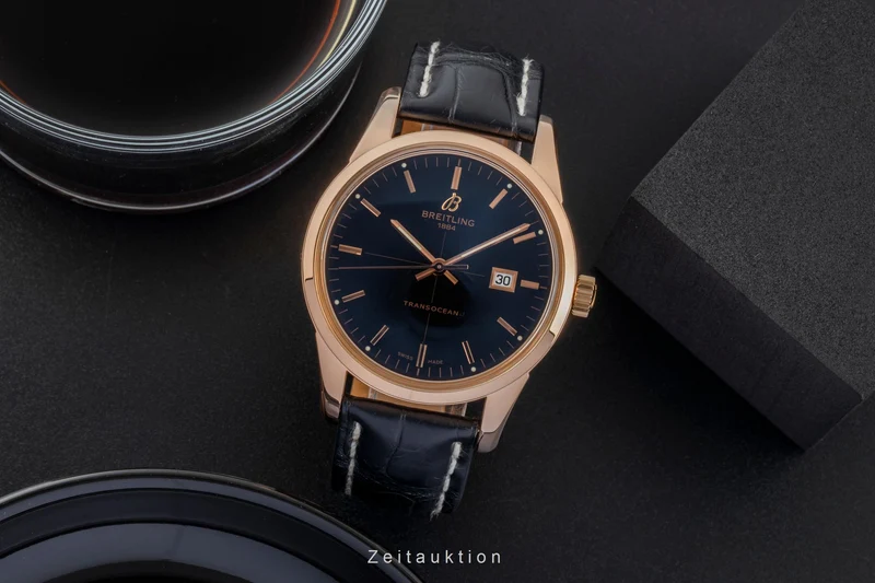 Breitling Transocean 18 ct red gold automatic men's watch R10360 [2506819]