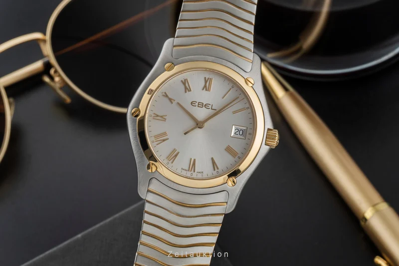 Ebel Classic Wave steel / gold quartz men's watch 1255F41 [2506800]