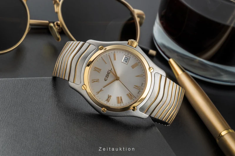 Ebel Classic Wave steel / gold quartz men's watch 1255F41 [2506800]
