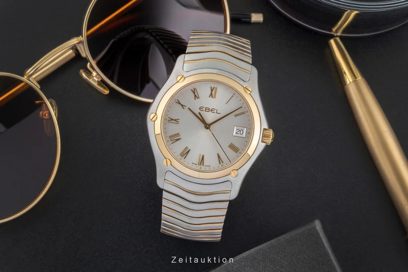 Ebel Classic Wave steel / gold quartz men's watch 1255F41 [2506800]