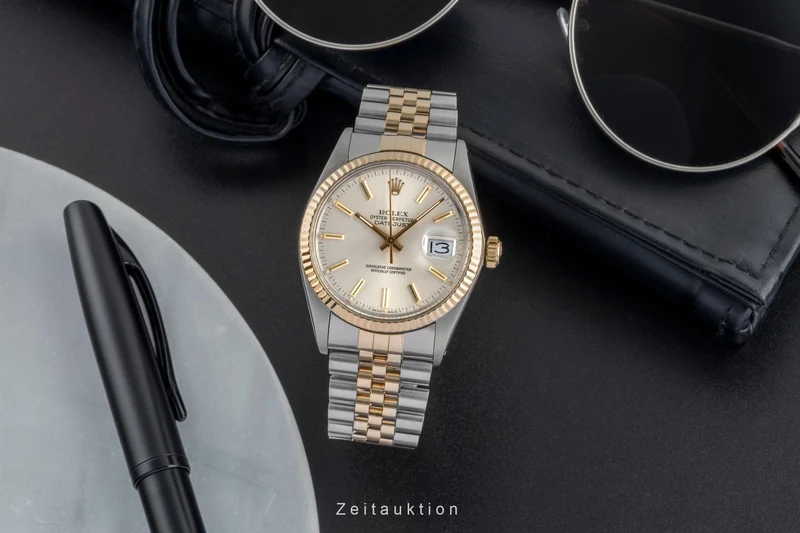 Rolex Datejust steel / gold automatic men's watch 16013 [2506279]