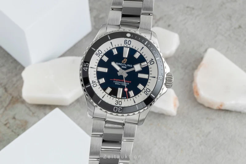Breitling Superocean steel automatic men's watch A17375211B1A1 LP: 5650EUR [2507195]