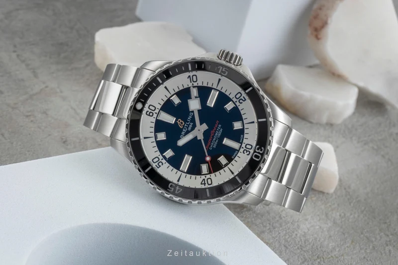 Breitling Superocean steel automatic men's watch A17375211B1A1 LP: 5650EUR [2507195]
