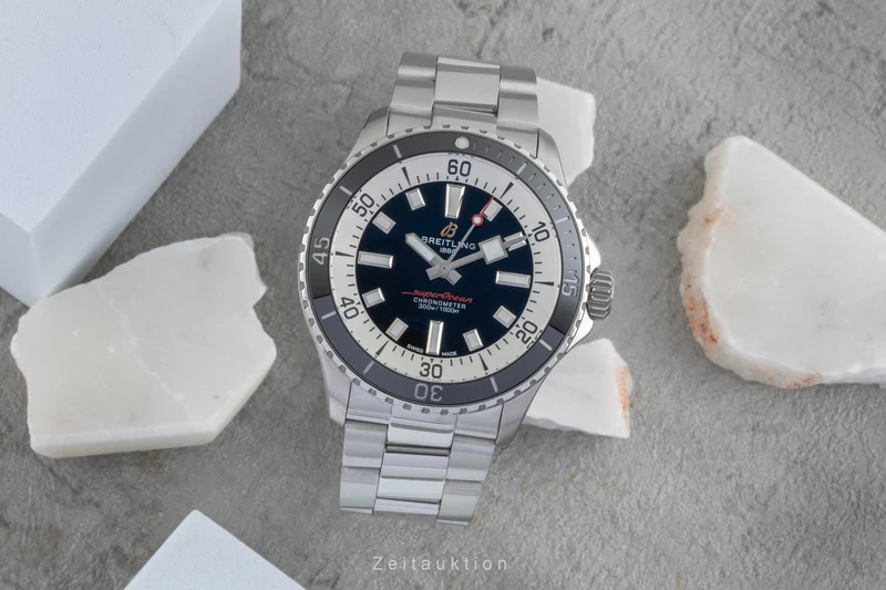 Breitling Superocean steel automatic men's watch A17375211B1A1 LP: 5650EUR [2507195]