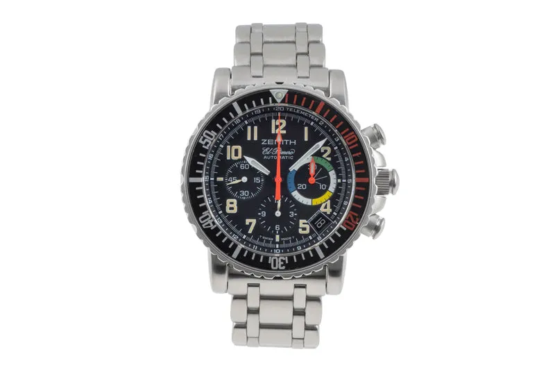 Zenith El Primero chronograph steel automatic men's watch 01.0480.405 [2506195]
