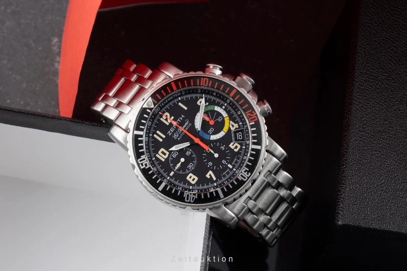 Zenith El Primero chronograph steel automatic men's watch 01.0480.405 [2506195]