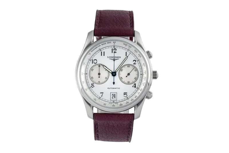 Longines chronograph steel automatic men's watch L2.612.4 Limited [2506619]