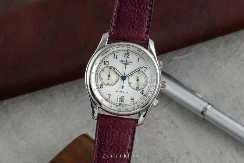 Longines chronograph steel automatic men's watch L2.612.4 Limited [2506619]