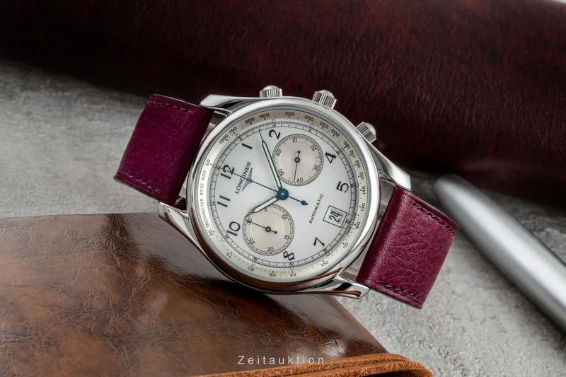 Longines chronograph steel automatic men's watch L2.612.4 Limited [2506619]
