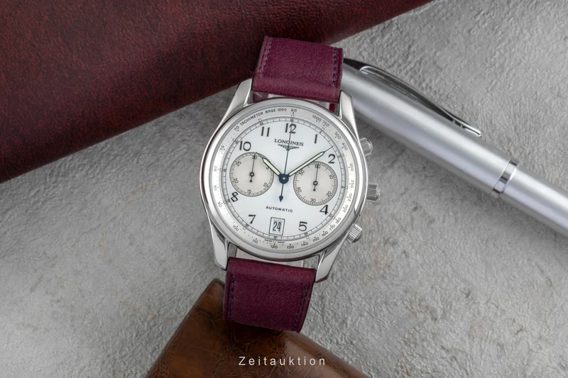Longines chronograph steel automatic men's watch L2.612.4 Limited [2506619]