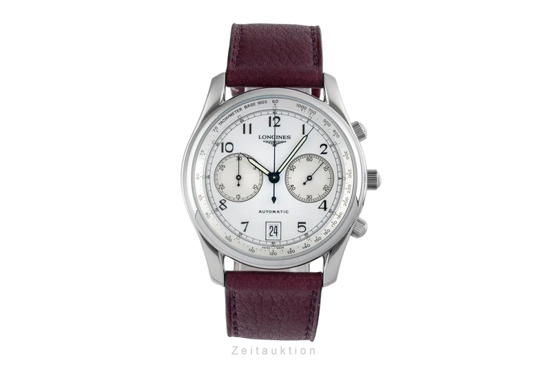 Longines chronograph steel automatic men's watch L2.612.4 Limited [2506619]