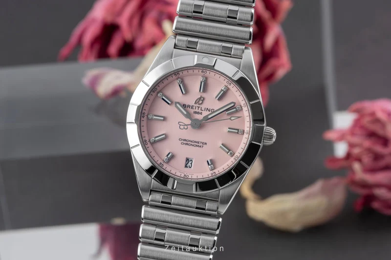 Breitling Chronomat steel quartz women's watch A77310 LP: 5200EUR [2506733]